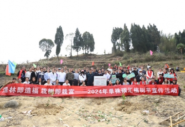 “造林即造福 栽樹即栽富”2024年單株碳匯植樹節(jié)活動在養(yǎng)龍司鎮(zhèn)壩上村成功舉行